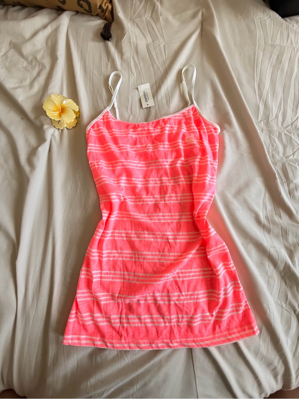 Y2K Aeropostale Striped Neon Pink Cami